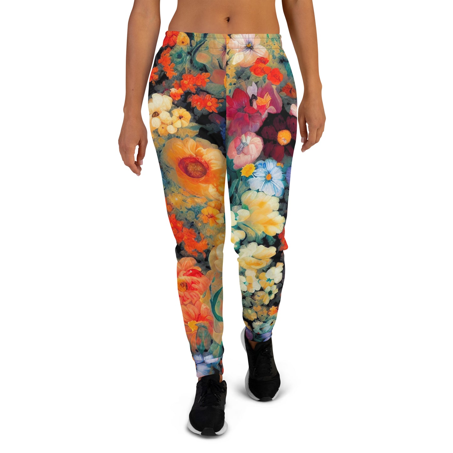 DMV 0150 Floral Women's Joggers