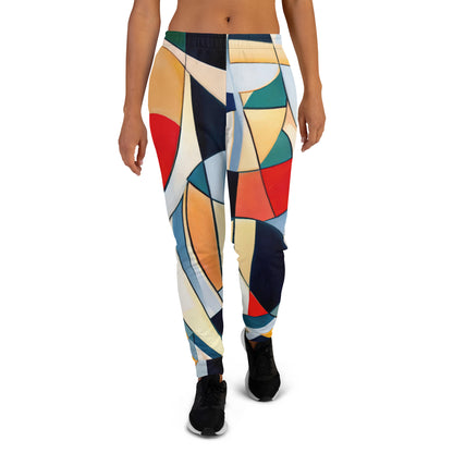 DMV 0144 Abstract Art Women's Joggers