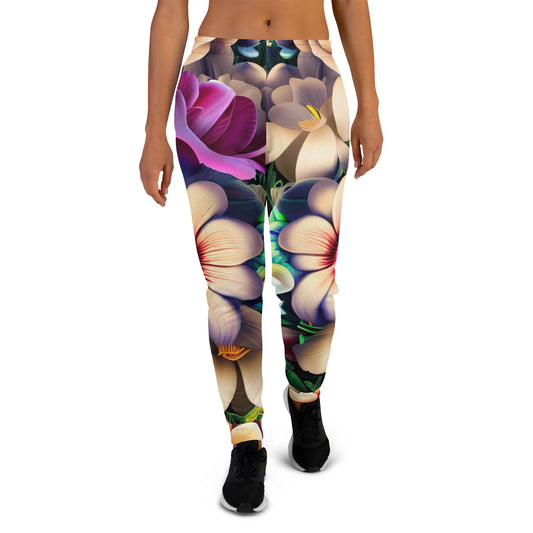 DMV 0206 Floral Women's Joggers