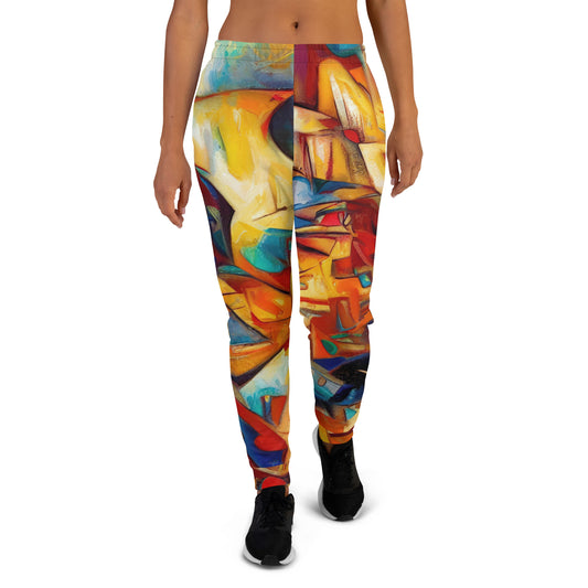 DMV 0416 Abstract Art Women's Joggers