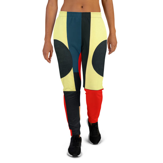 DMV 1351 Abstract Art Women's Joggers