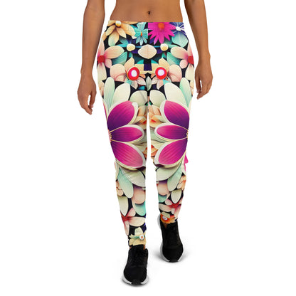 DMV 0307 Floral Women's Joggers