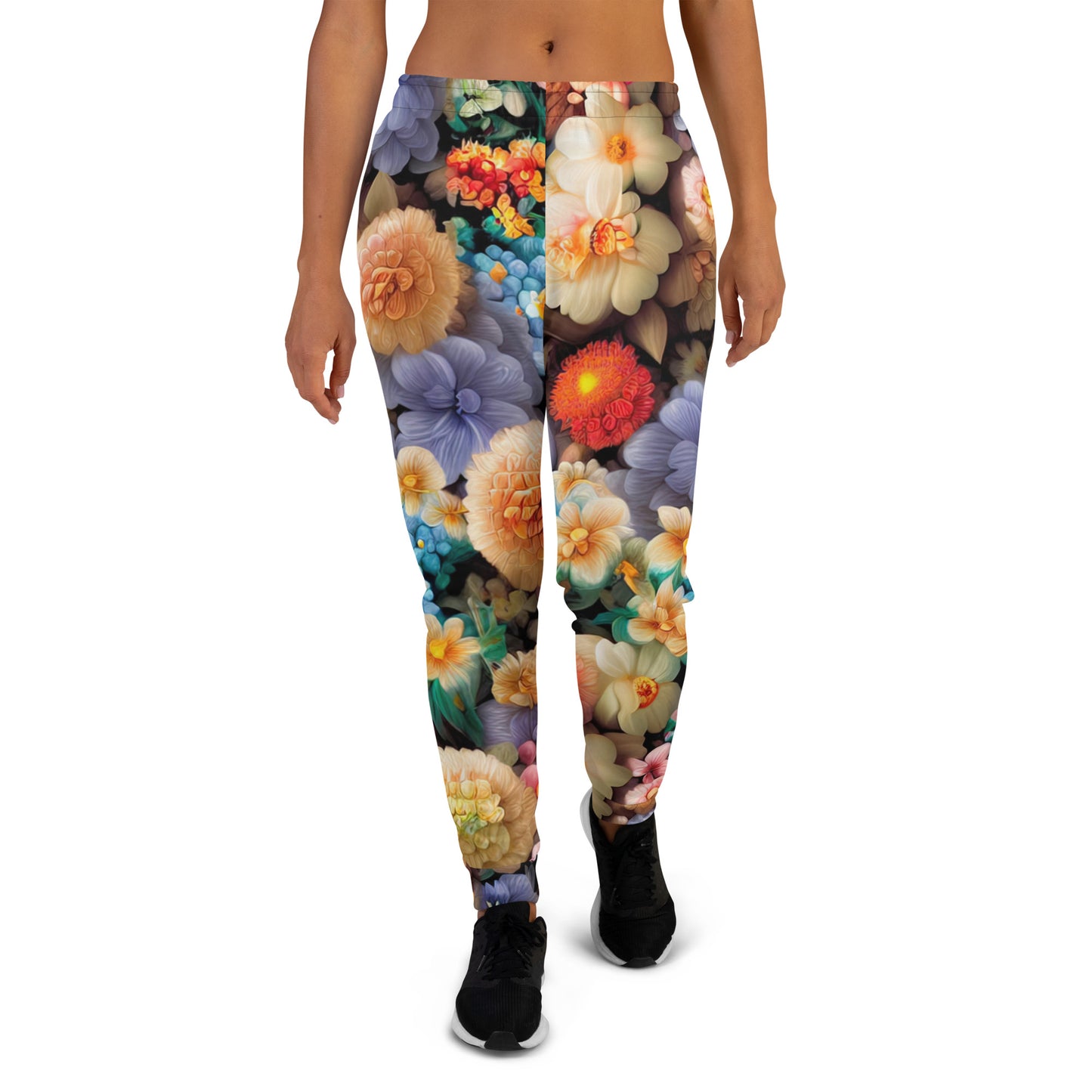 DMV 0302 Floral Women's Joggers