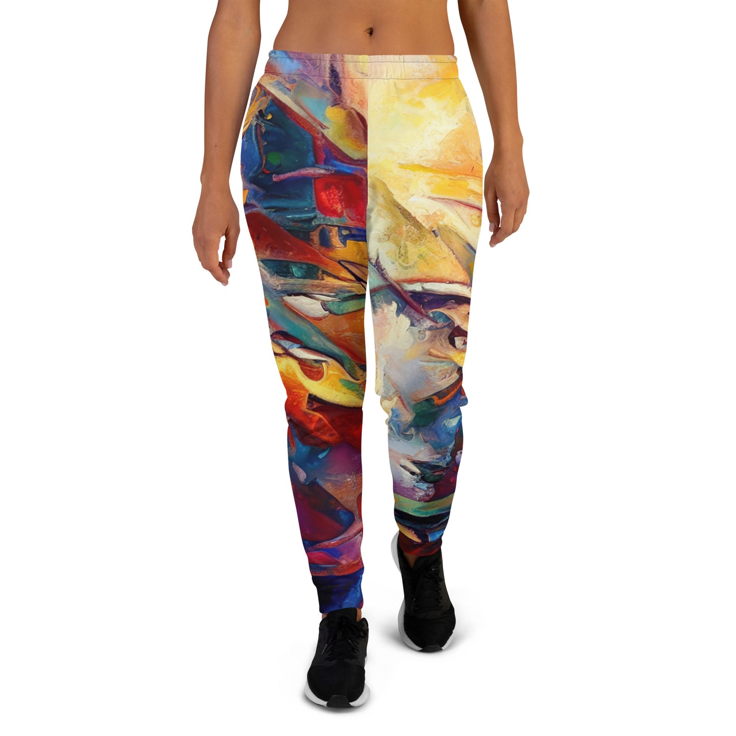 DMV 1823 Abstract Art Women's Joggers