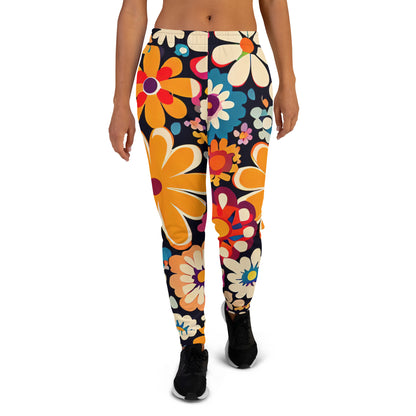 DMV 0710 Floral Women's Joggers