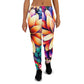 DMV 1037 Floral Women's Joggers