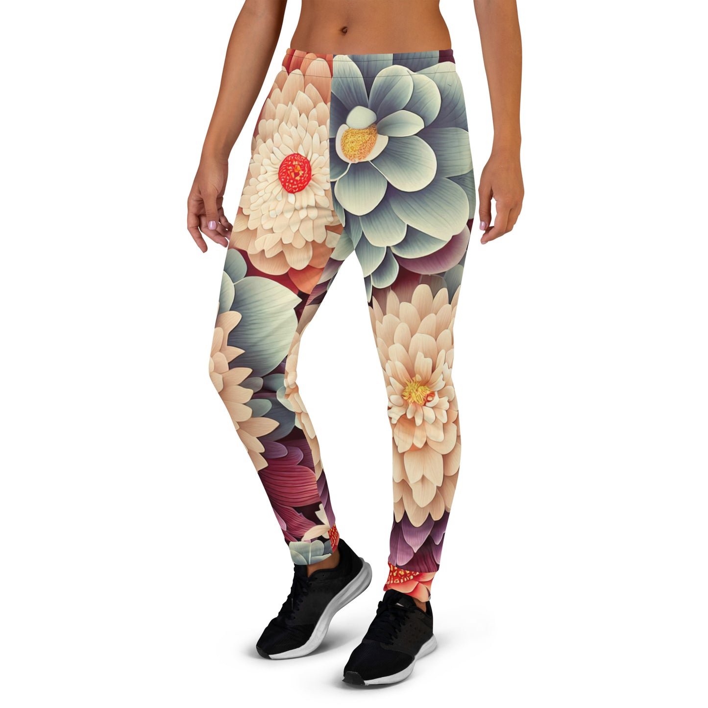 DMV 0031 Floral Women's Joggers