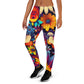 DMV 0080 Floral Women's Joggers