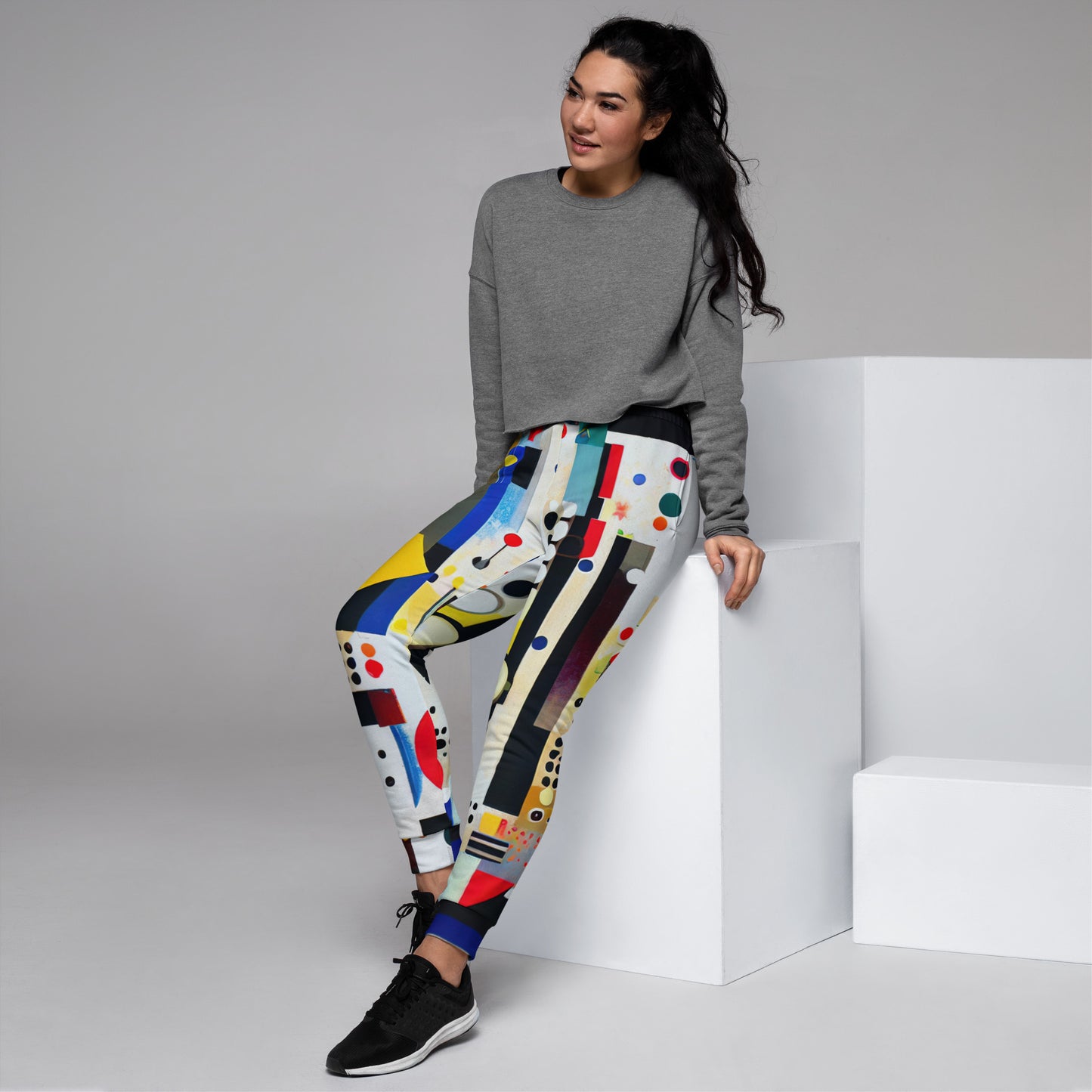 DMV 0124 Retro Art Women's Joggers