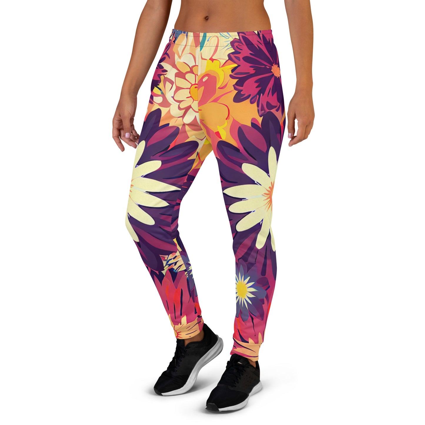 DMV 0097 Floral Women's Joggers