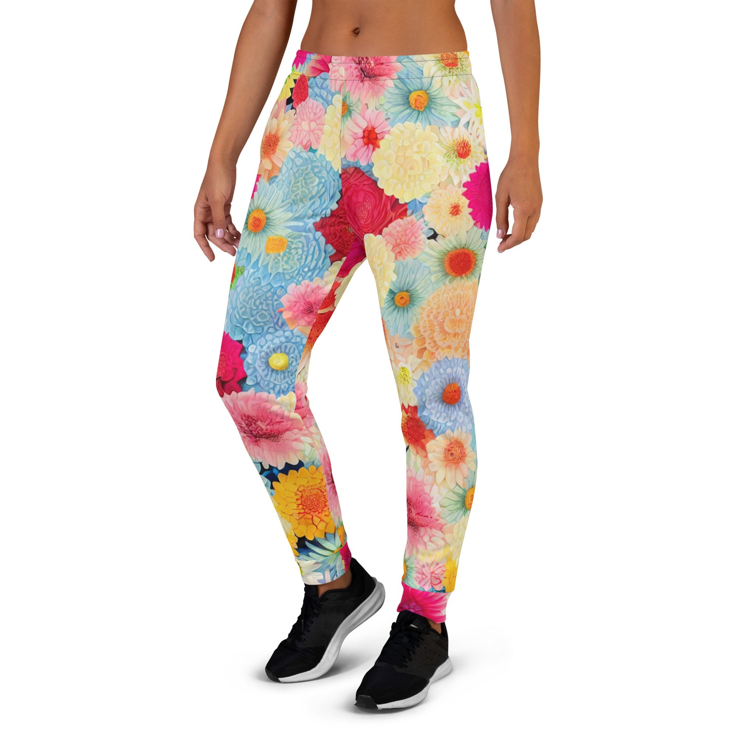 DMV 0106 Floral Women's Joggers