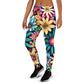 DMV 0265 Floral Women's Joggers