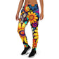 DMV 0158 Floral Women's Joggers