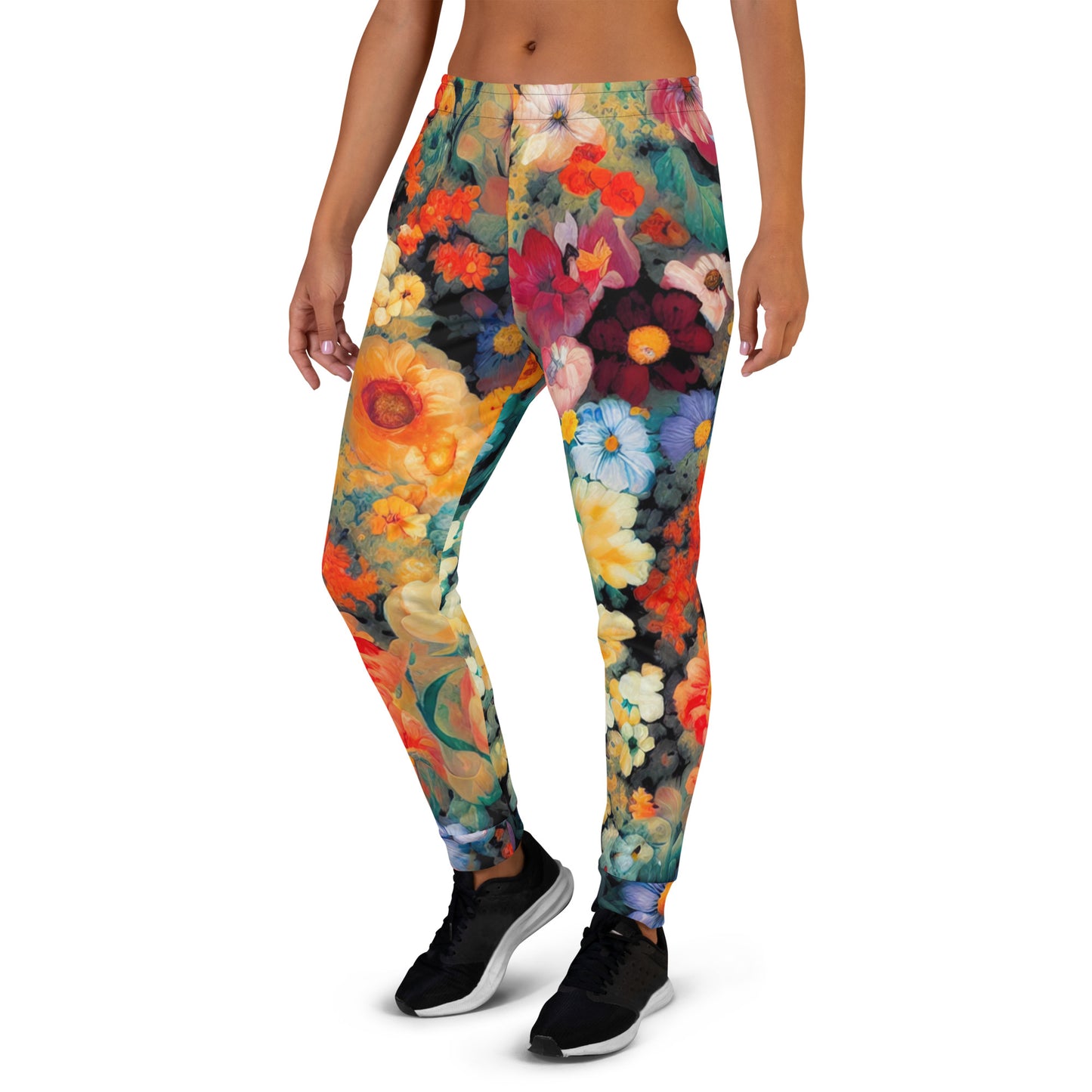 DMV 0150 Floral Women's Joggers