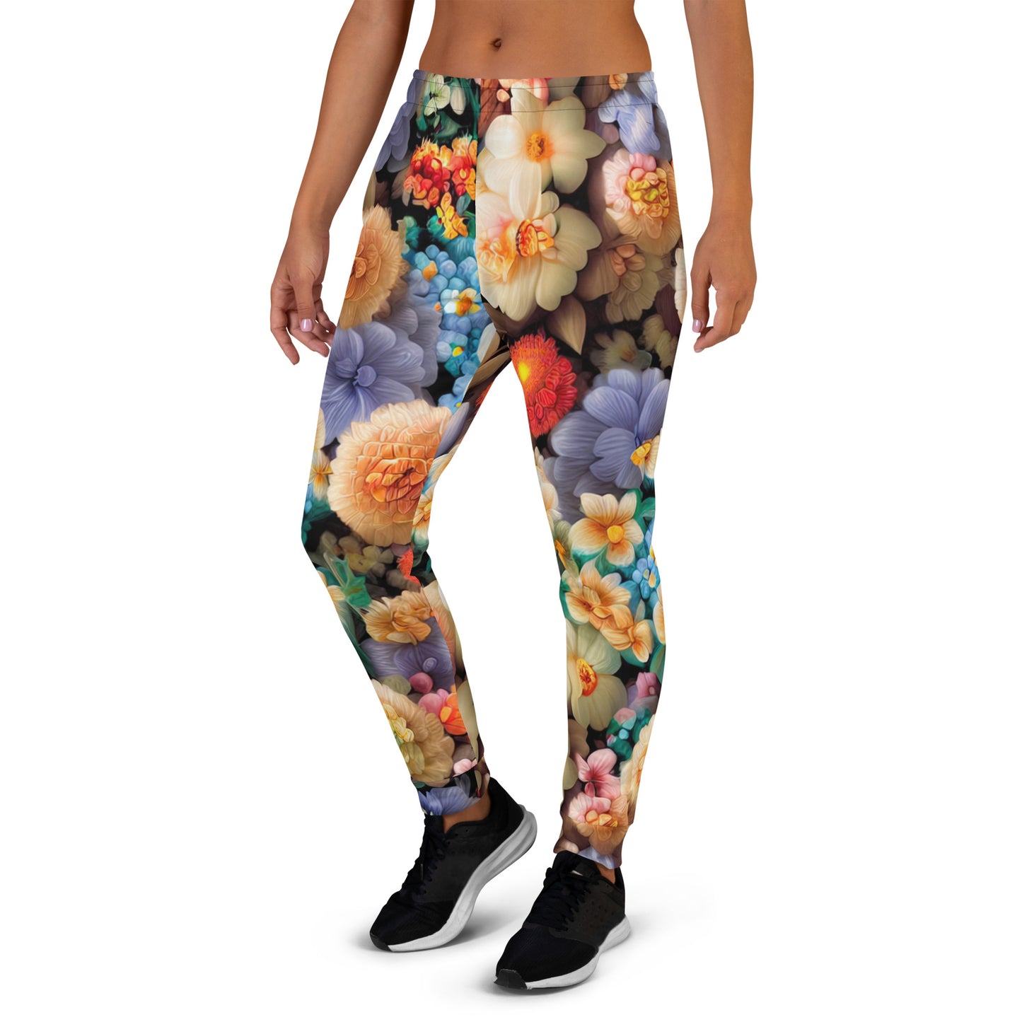 DMV 0302 Floral Women's Joggers