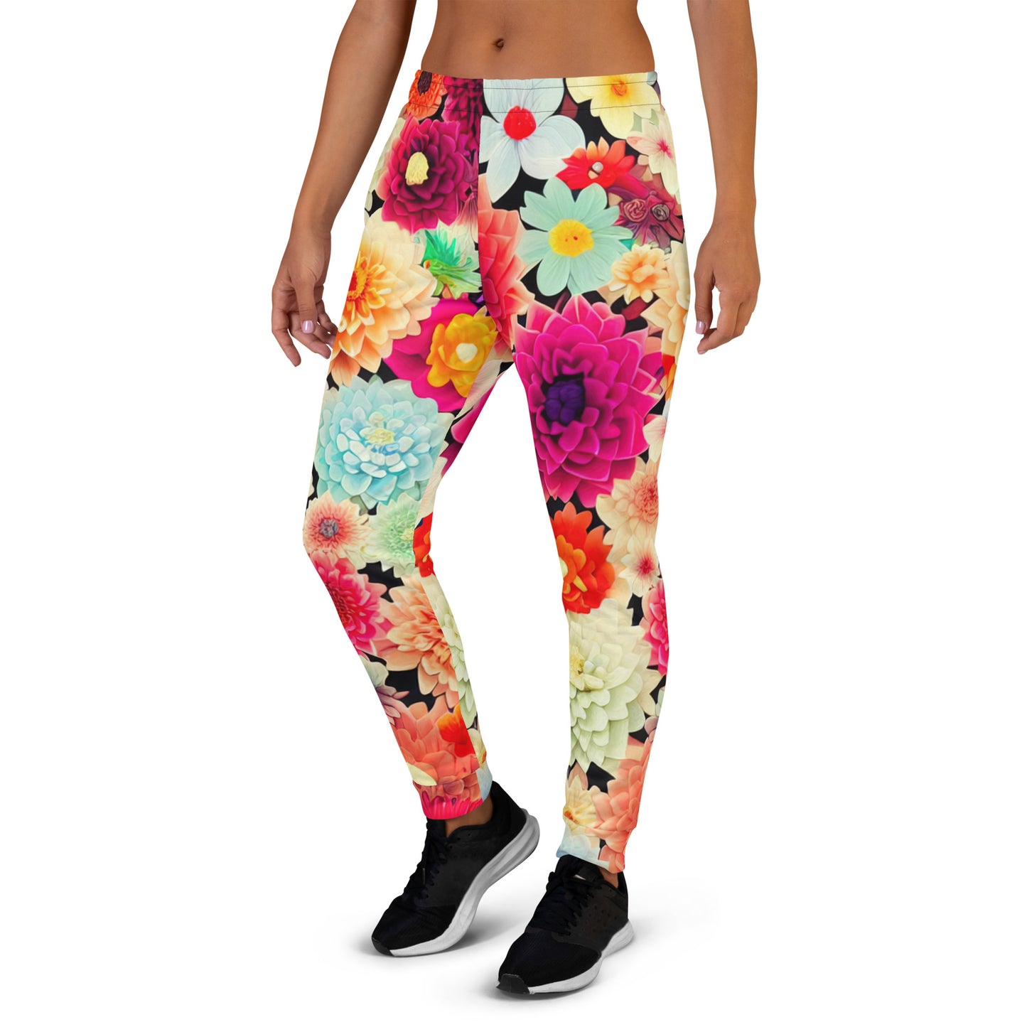 DMV 0424 Floral Women's Joggers