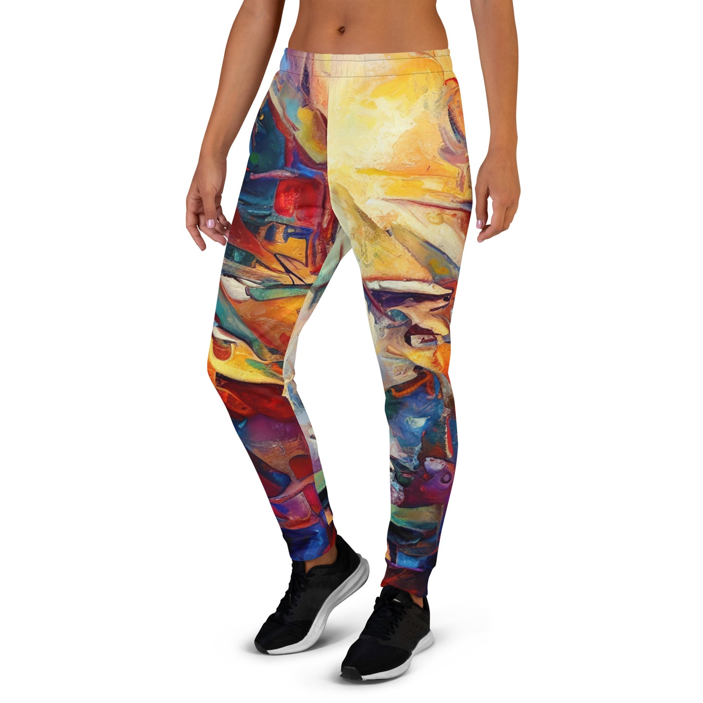 DMV 1823 Abstract Art Women's Joggers