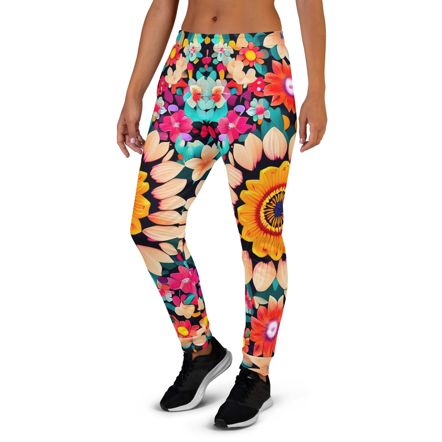 DMV 1836 Floral Women's Joggers