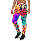 DMV 1466 Floral Women's Joggers