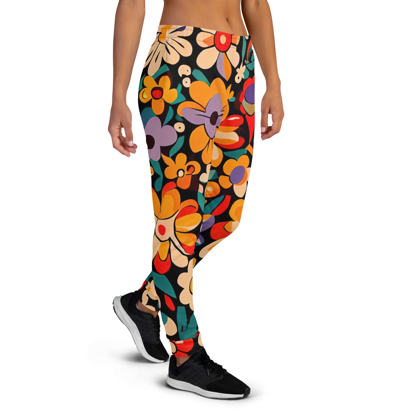 DMV 0029 Floral Women's Joggers