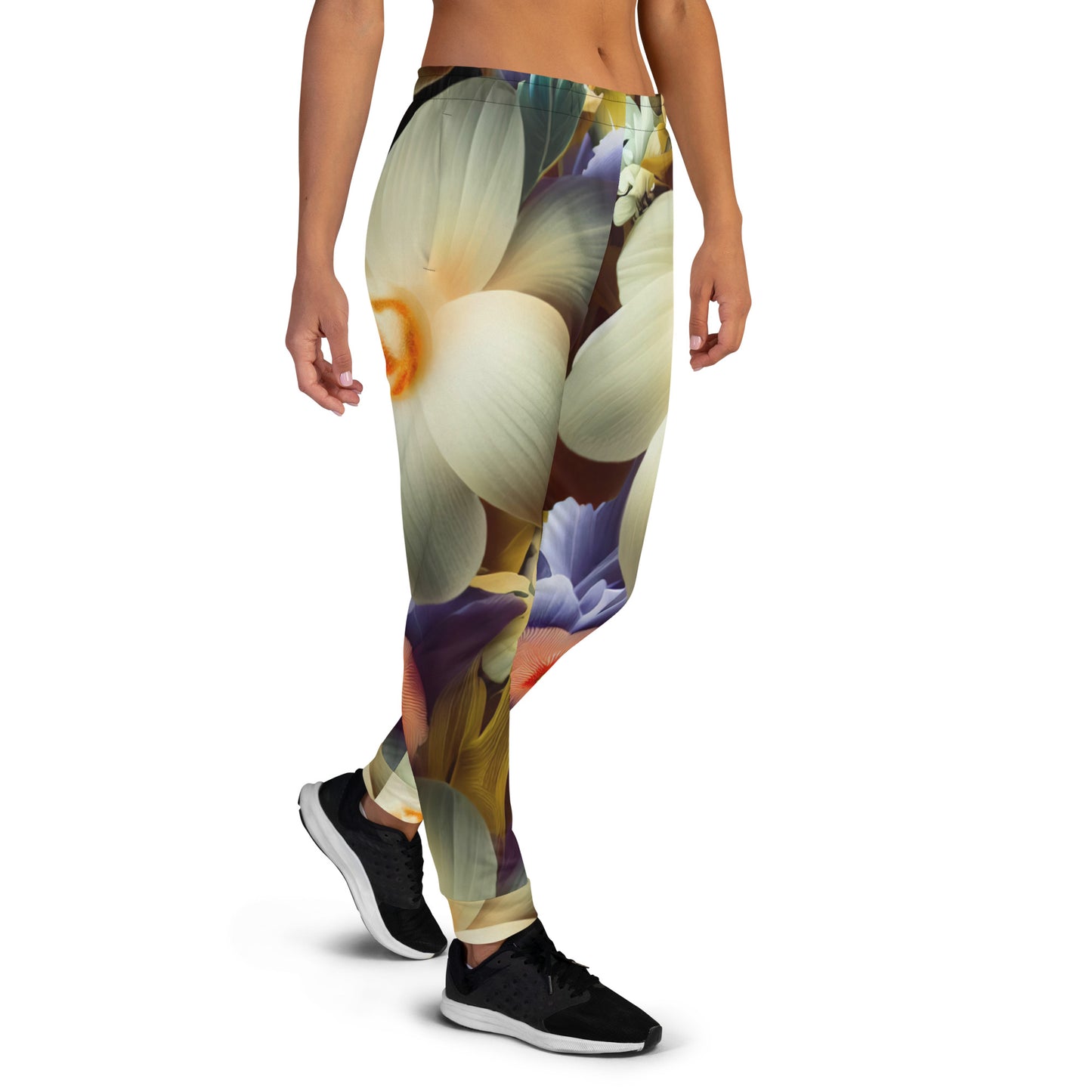 DMV 0125 Floral Women's Joggers