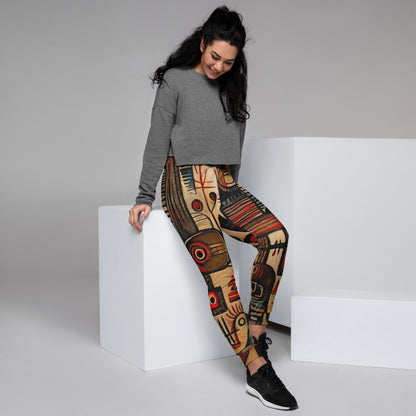 DMV 0256 Retro Art Women's Joggers