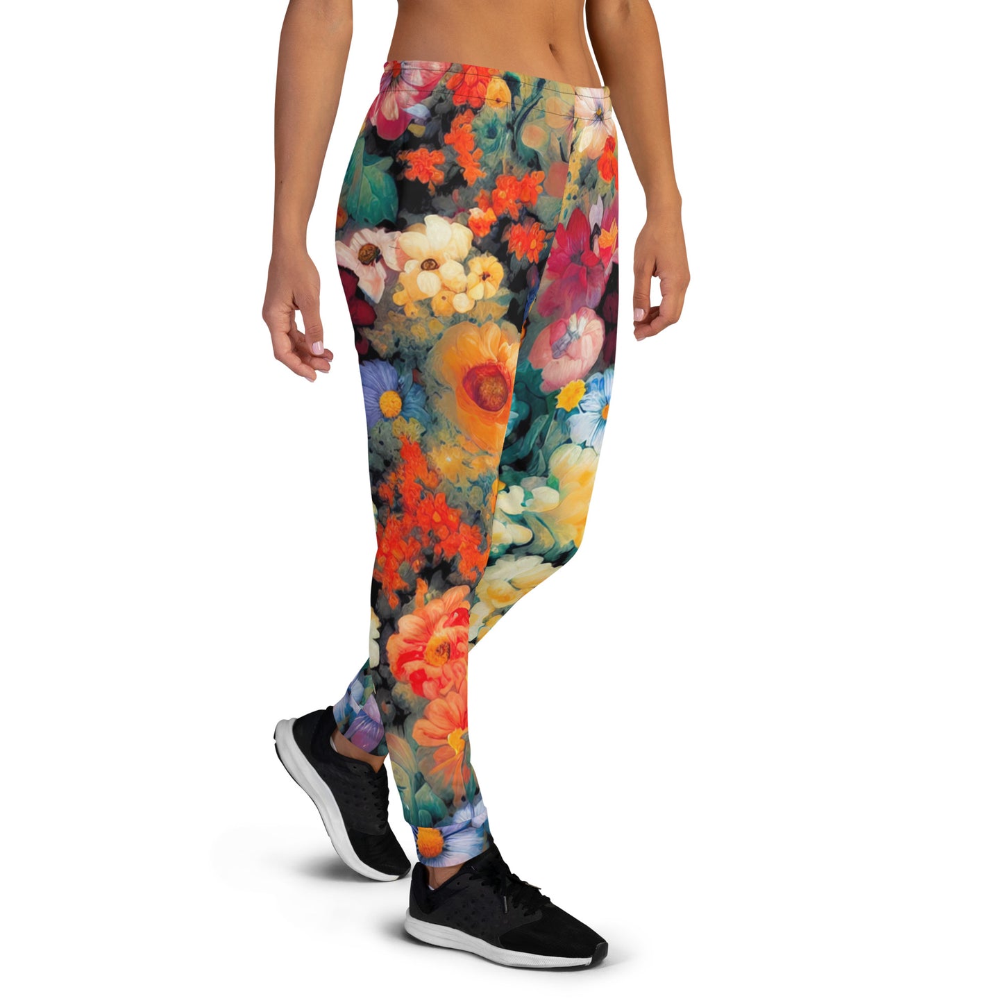 DMV 0150 Floral Women's Joggers