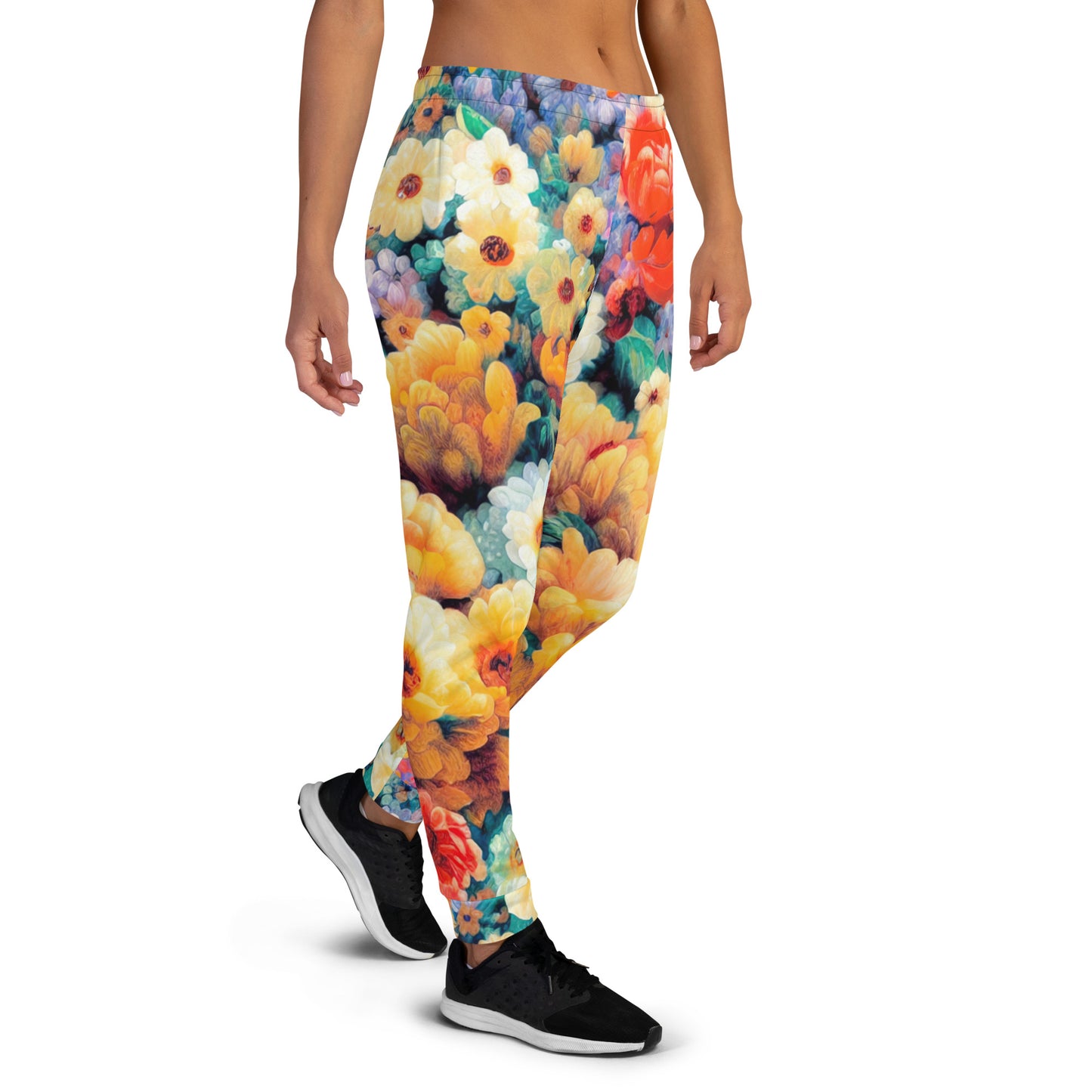 DMV 0146 Floral Women's Joggers