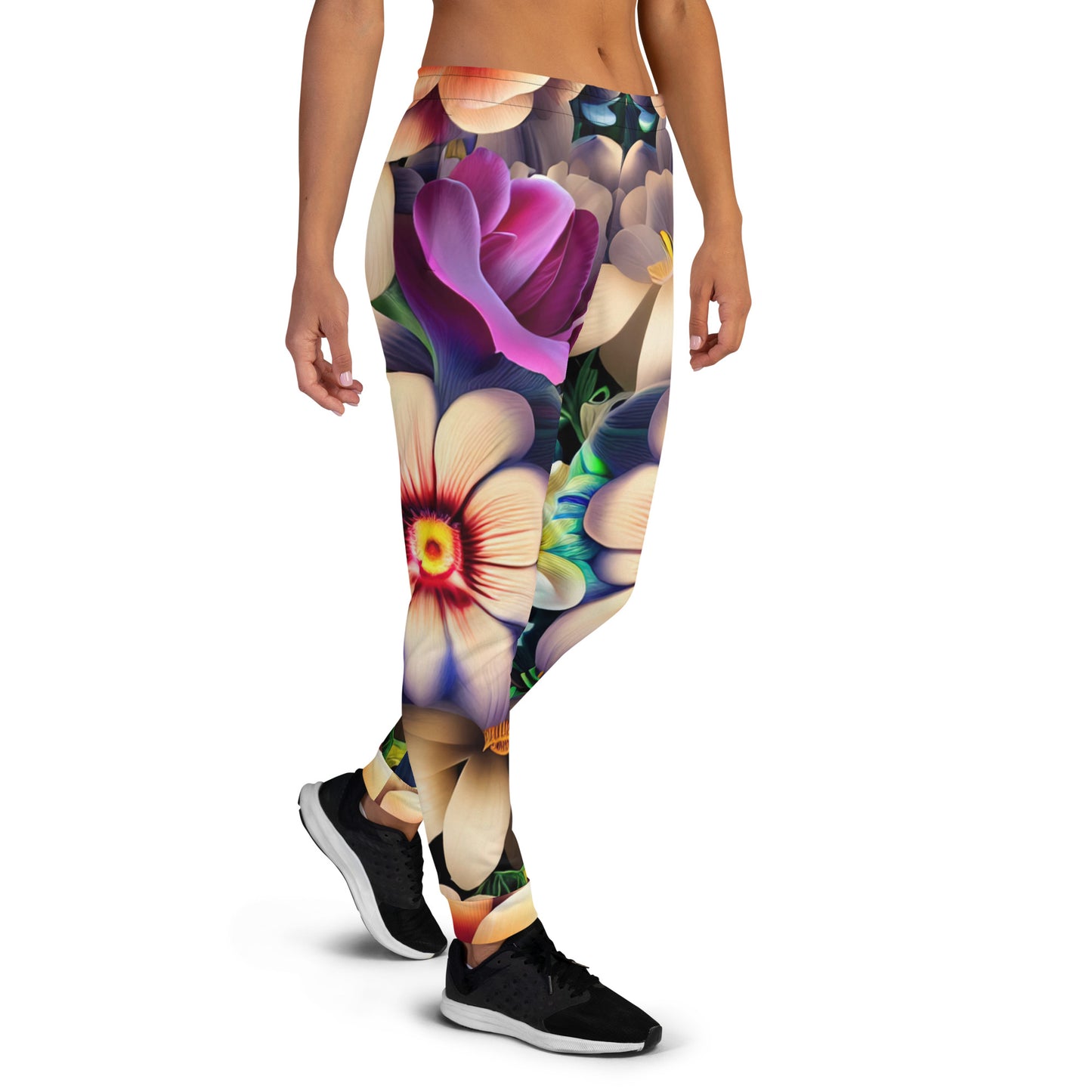 DMV 0206 Floral Women's Joggers