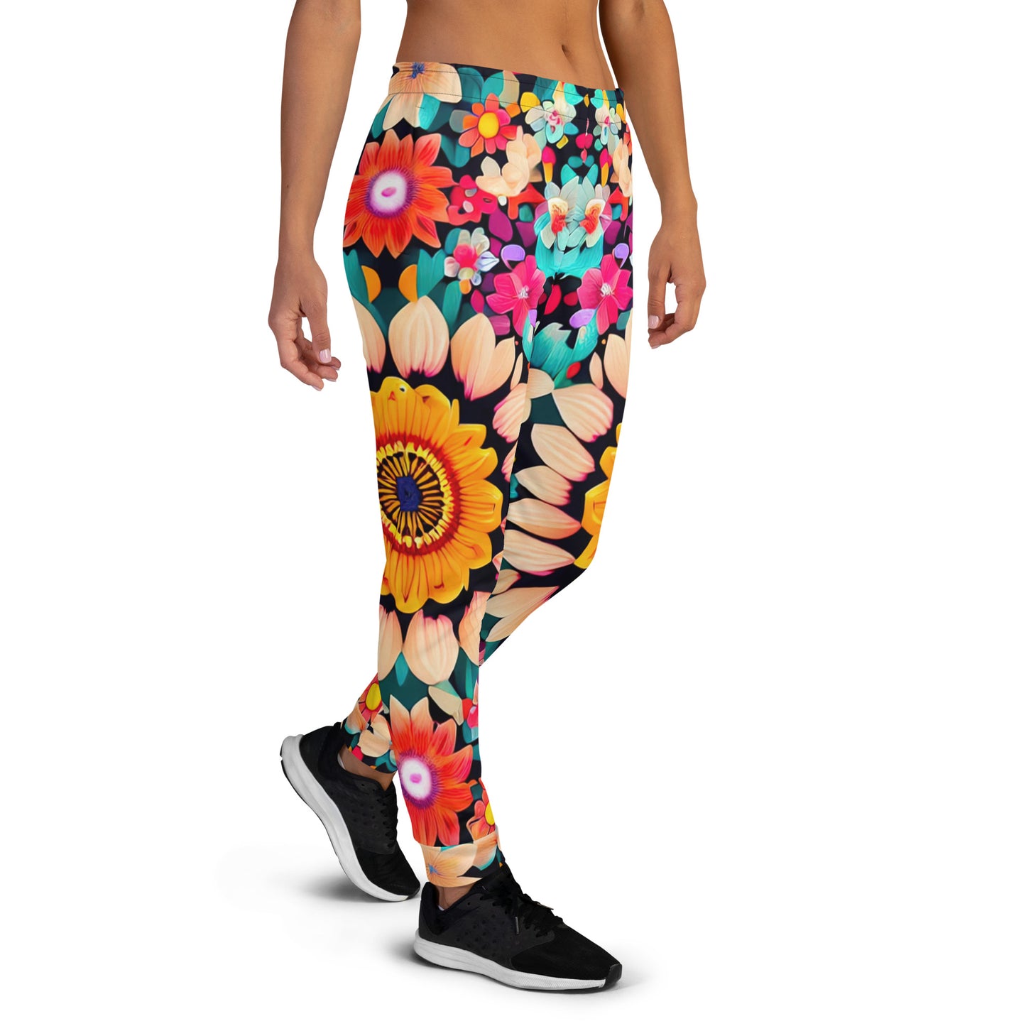 DMV 1836 Floral Women's Joggers