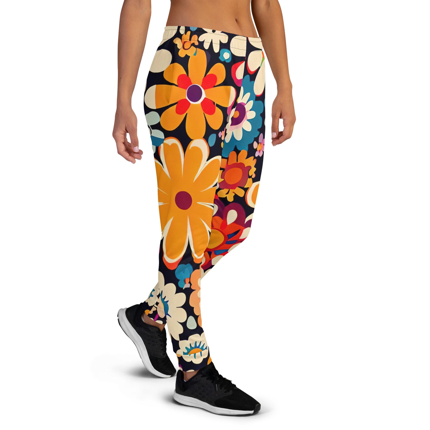 DMV 0710 Floral Women's Joggers