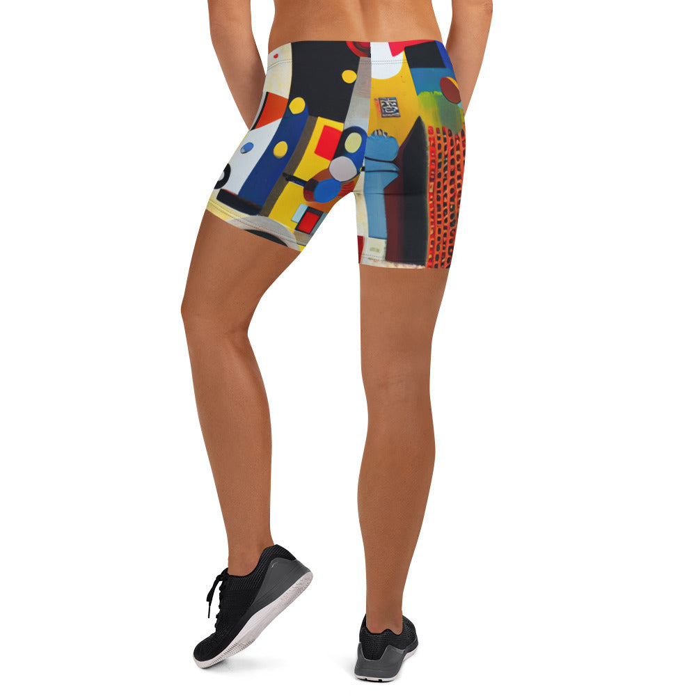 DMV 0124 Retro Art Shorts