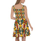 DMV 0281 Vintage Artsy Skater Dress