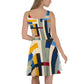 DMV 0072 Abstract Art Skater Dress