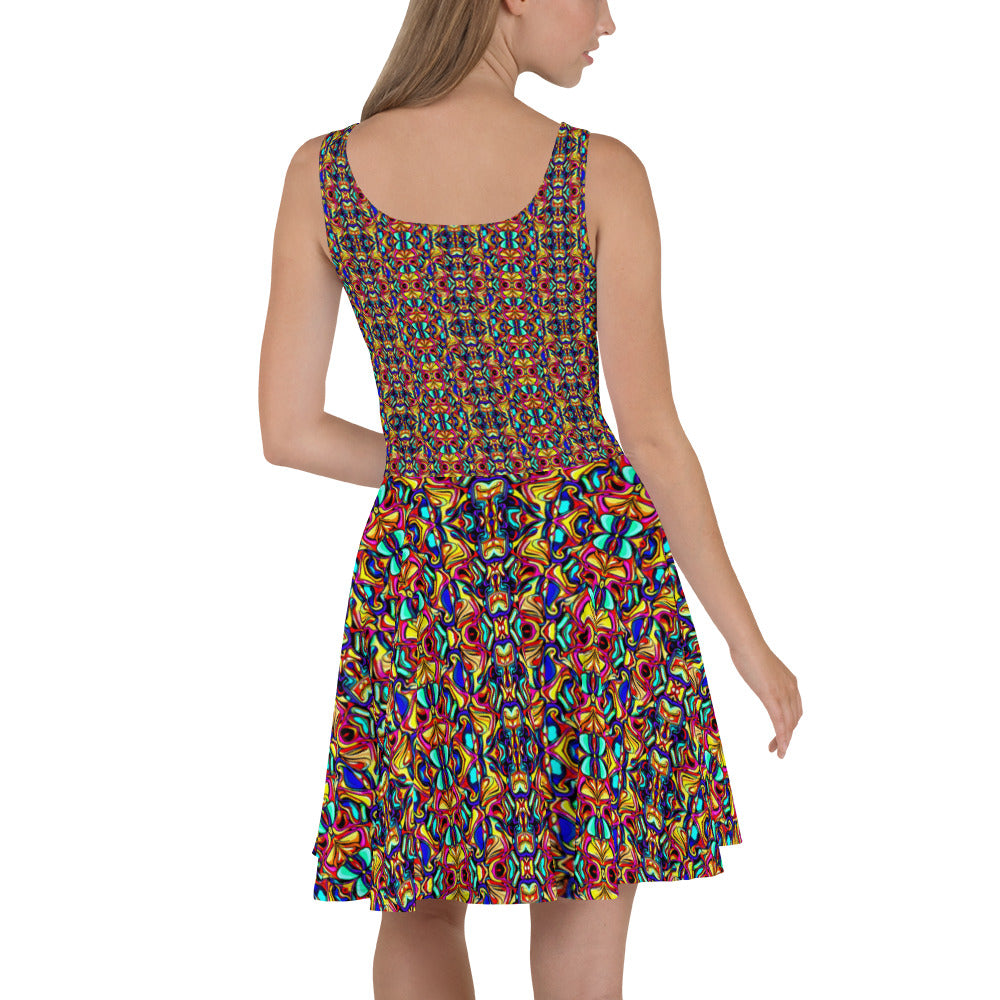 DMV 0045 Psy Artsy Skater Dress