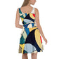 DMV 0227 Abstract Art Skater Dress