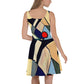 DMV 0234 Abstract Art Skater Dress