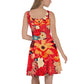 DMV 0105 Floral Skater Dress