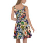 DMV 0114 Floral Skater Dress