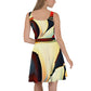 DMV 0181 Abstract Art Skater Dress