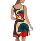 DMV 0296 Abstract Art Skater Dress