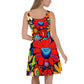 DMV 0178 Floral Skater Dress