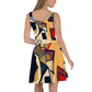 DMV 0168 Abstract Art Skater Dress