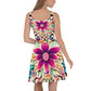 DMV 0307 Floral Skater Dress