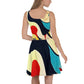 DMV 1356 Retro Art Skater Dress