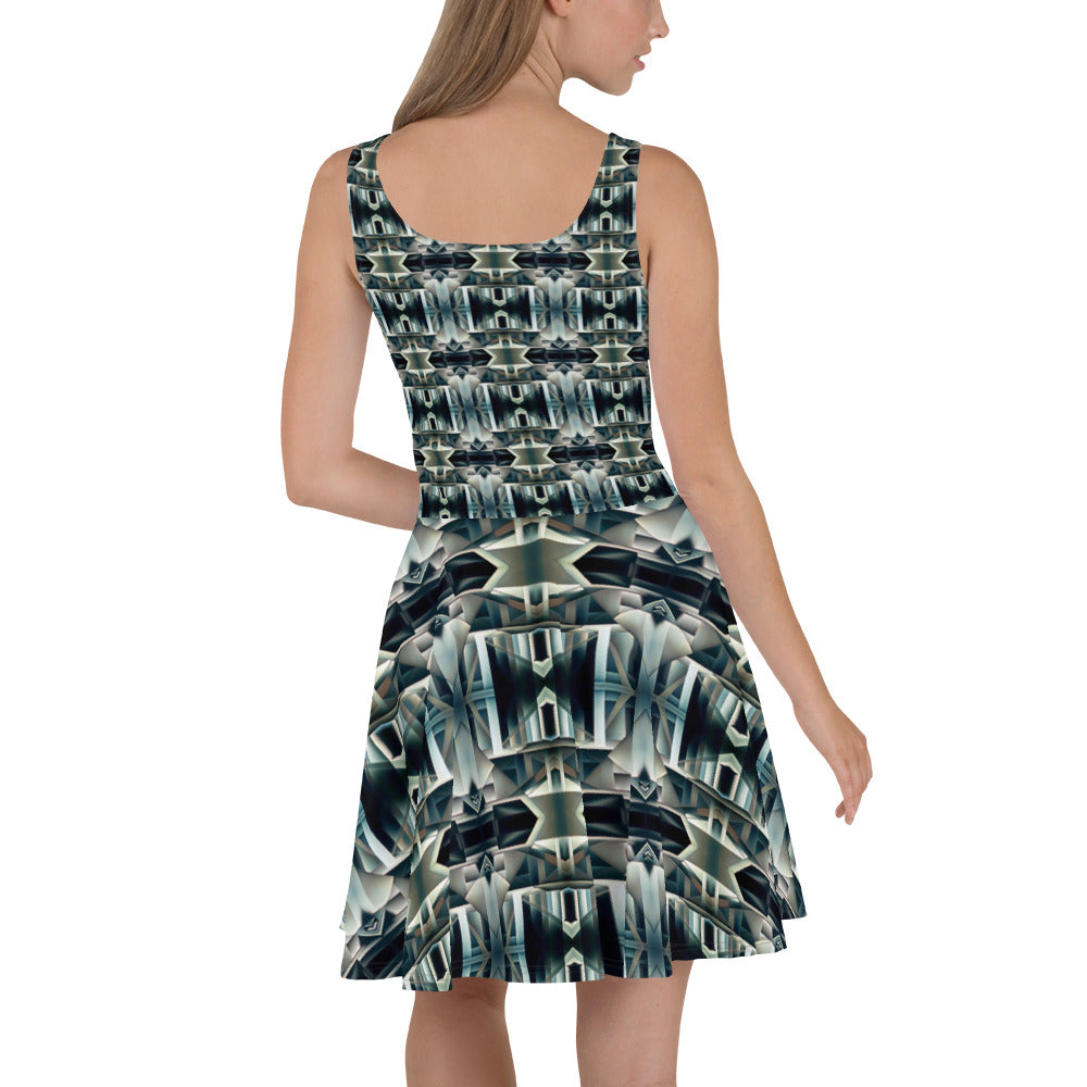 DMV 0414 Conceptual Artsy Skater Dress