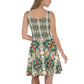 DMV 0408 Chic Boho Skater Dress