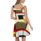 DMV 0182 Abstract Art Skater Dress