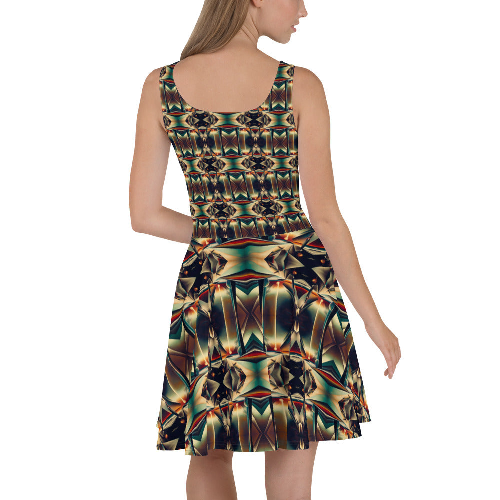 DMV 0676 Conceptual Artsy Skater Dress