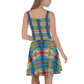 DMV 1305 Avant Garde Artsy Skater Dress